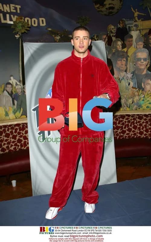Justin Timberlake at Planet Hollywood, London