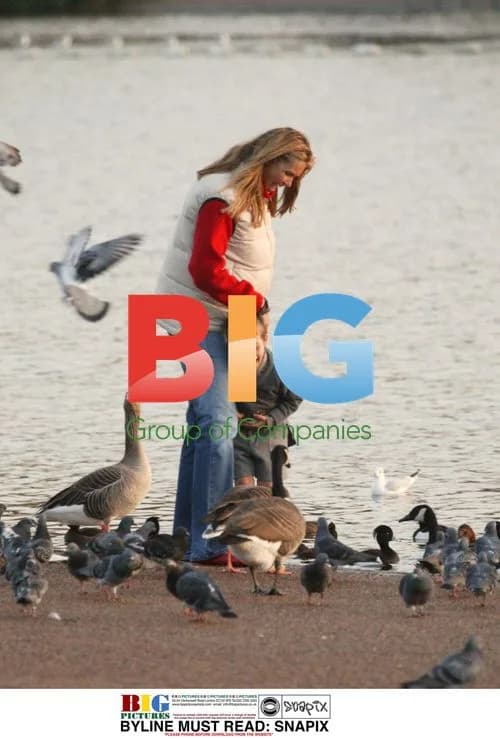 Elle McPherson and Son Feeding Ducks