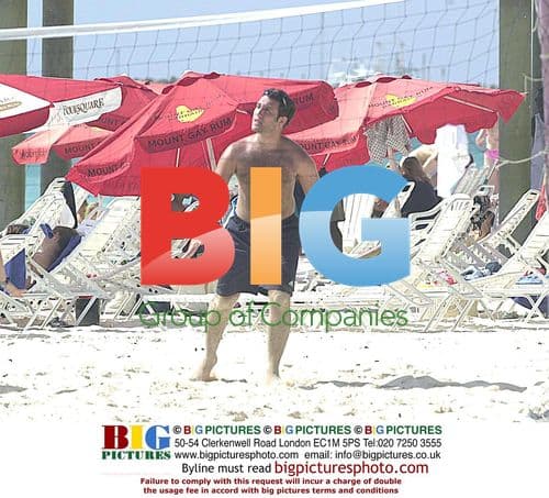 Blue Singer Antony Costas Plays Volleyball