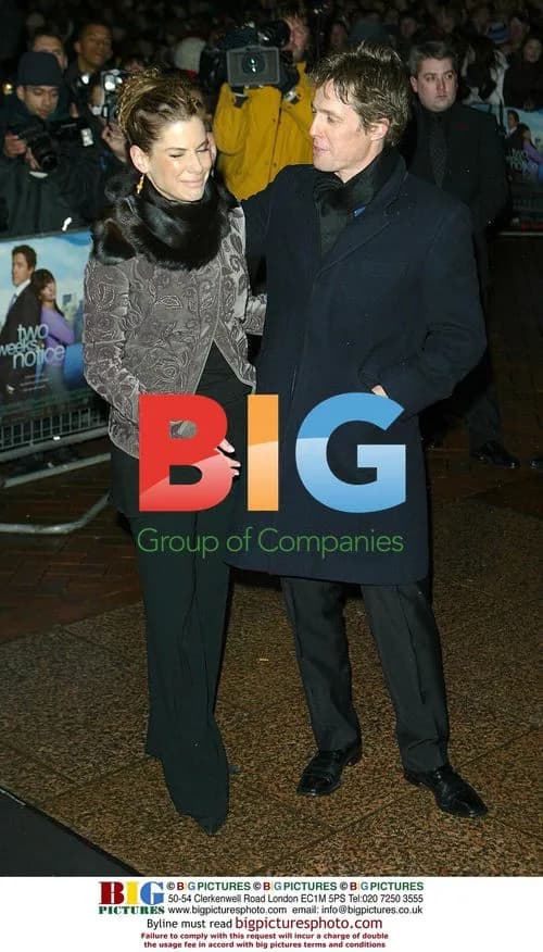Sandra Bullock and Hugh Grant at 'Two Weeks Notice' Premiere
