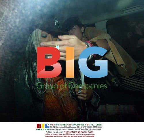 Christina Aguilera leaves Chinawhites in London