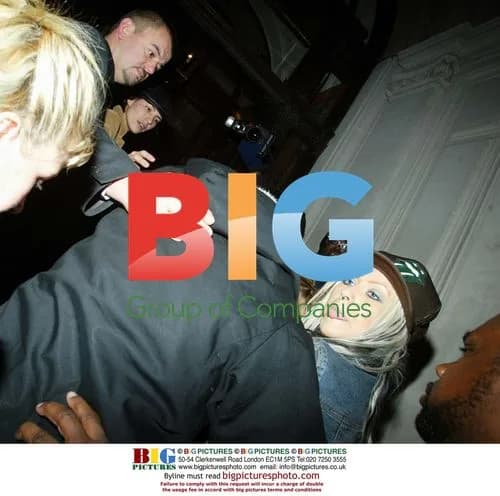 Christina Aguilera Leaving Chinawhites in London