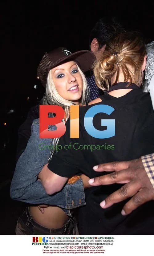 Christina Aguilera Leaving Chinawhites in London