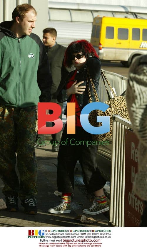 Kelly Osbourne at Heathrow Airport