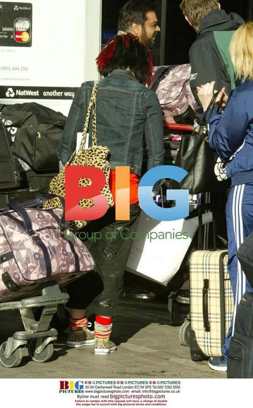 Kelly Osbourne at Heathrow Airport