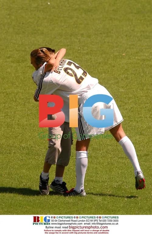 David Beckham in Real Madrid kit