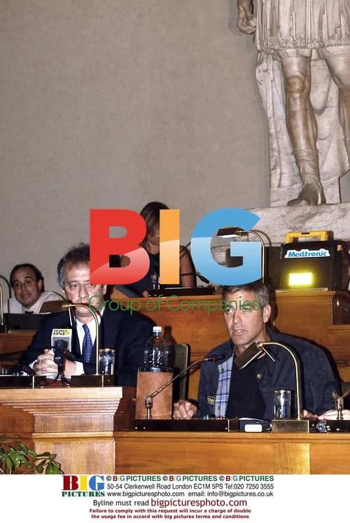 George Clooney and Lucio Dalla for Running Heart Foundation