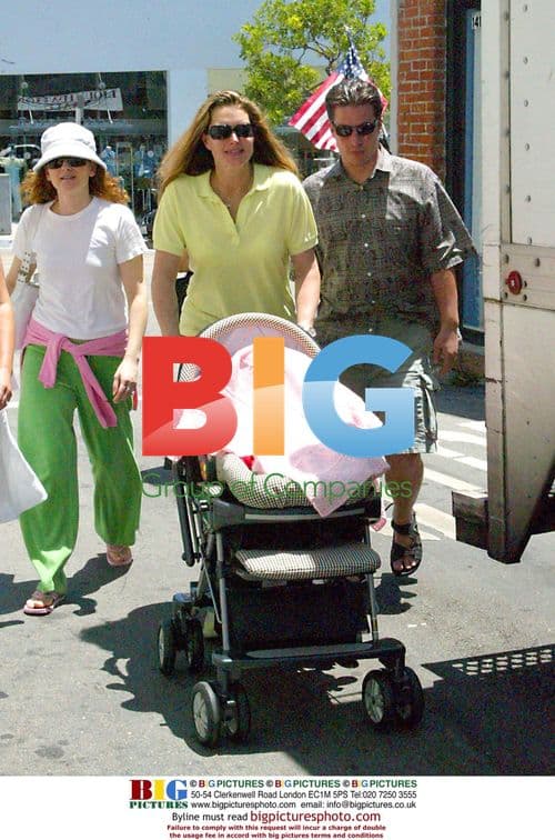Brooke Shields and daughter in Santa Monica