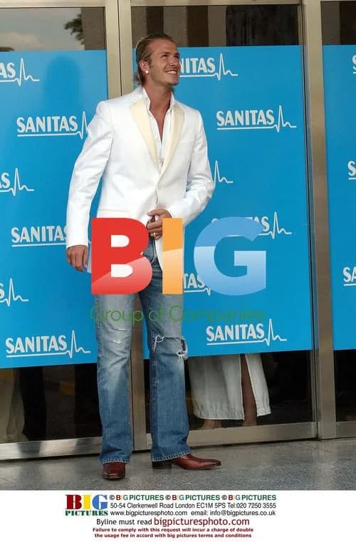 David Beckham at Madrid Clinic
