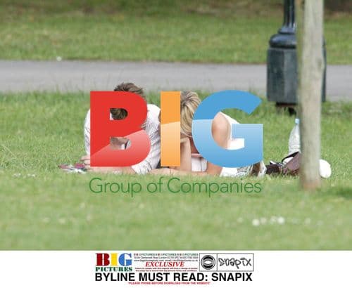 Kerrie Taylor and Husband in North London Park