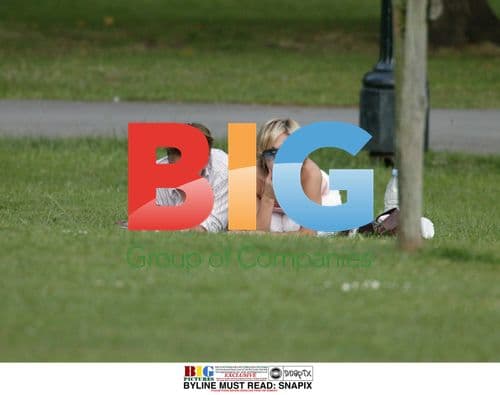 Kerrie Taylor and Husband in North London Park