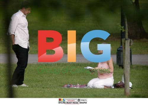 Kerrie Taylor and Husband in North London Park