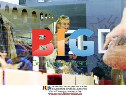 Cameron Diaz Shopping in Rome