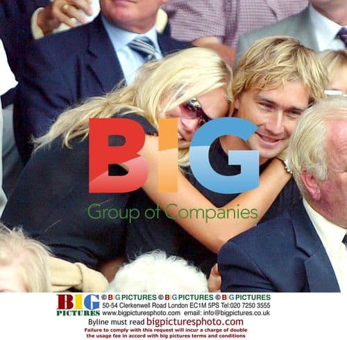 Jodie Kidd and Boyfriend at Wimbledon