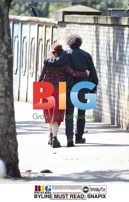Helena Bonham Carter and Tim Burton out in London