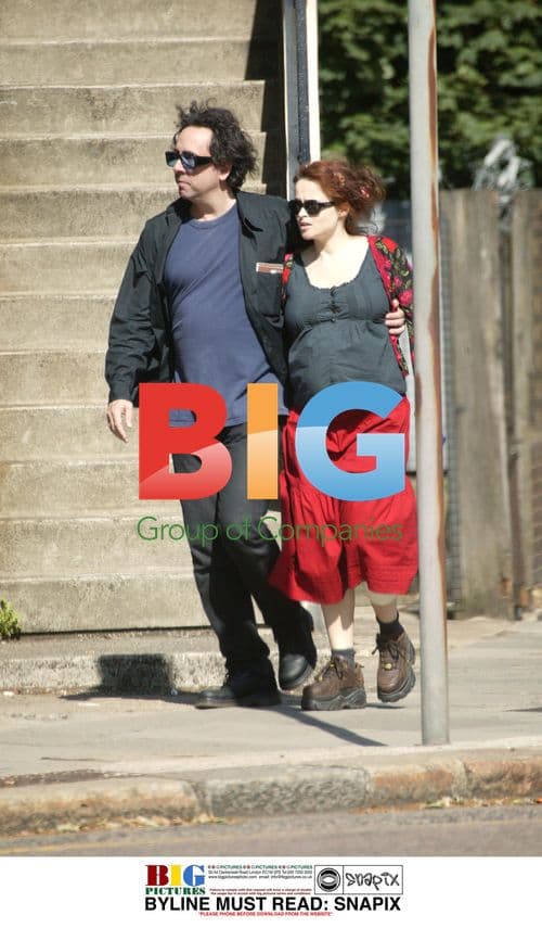 Helena Bonham Carter and Tim Burton Out in London