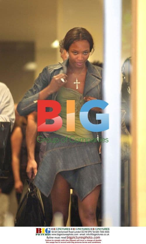 Naomi Campbell at Dolce & Gabbana Boutique