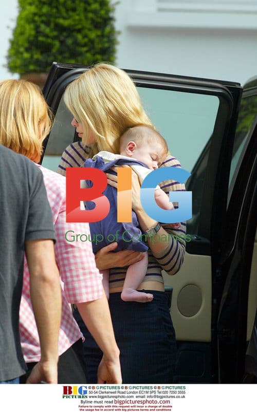 Claudia Schiffer and son Casper