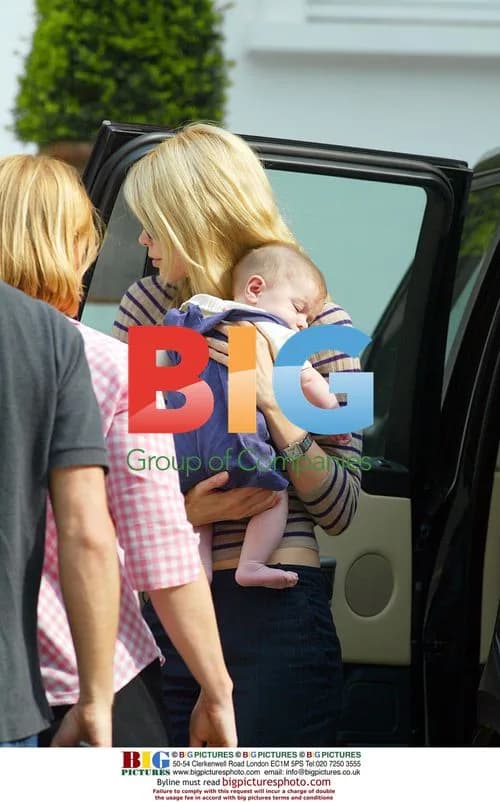 Claudia Schiffer and son Casper