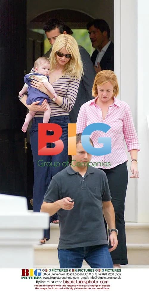 Claudia Schiffer with Son Casper