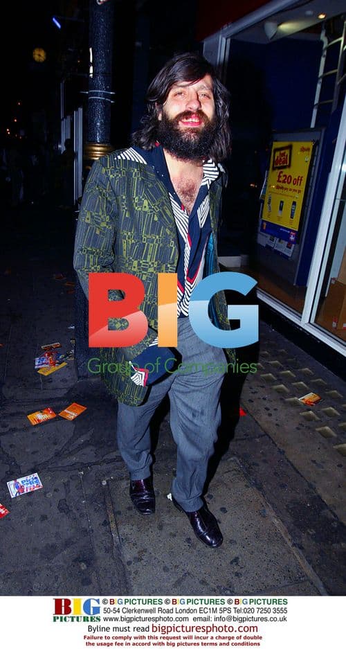 Iconic fashion designer at event