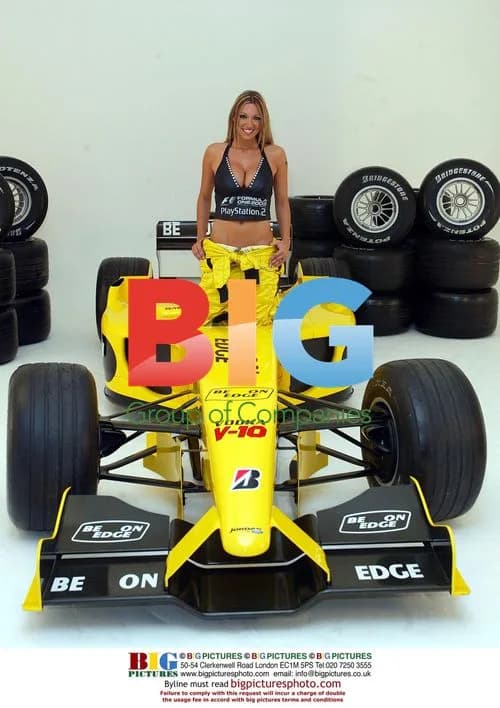 Jodie Marsh Becomes PlayStation F1 2003 Face