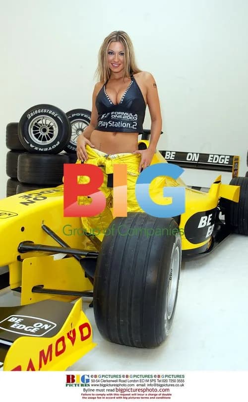 Jodie Marsh Becomes Face of PlayStation F1 2003