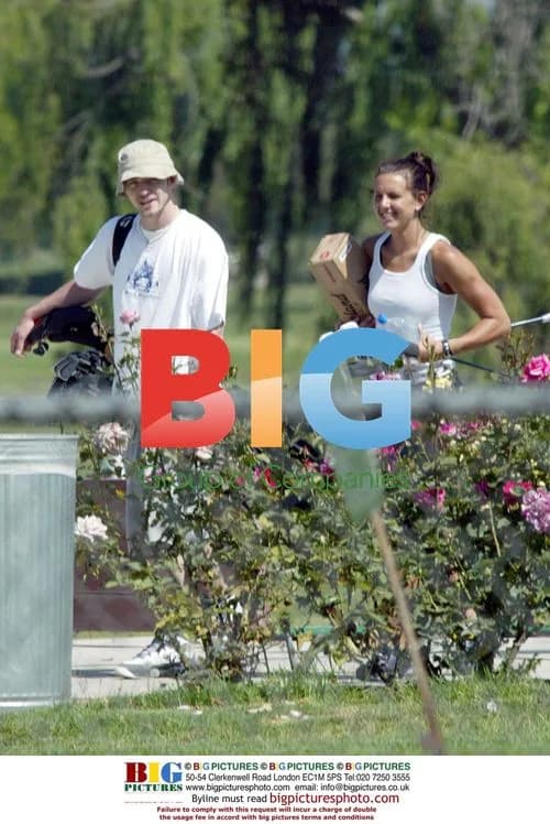 Justin Timberlake and Girlfriend on Golf Course