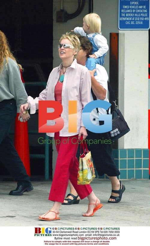 Sharon Stone and son out in Beverly Hills