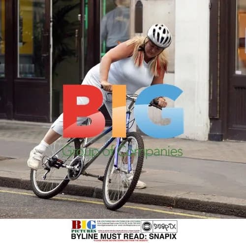 Vanessa Feltz Spotted Cycling in London