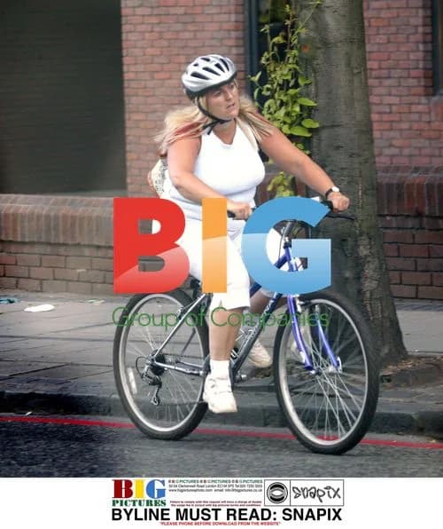 Vanessa Feltz Spotted Cycling in London
