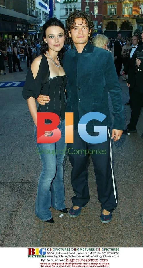 Orlando Bloom and Keira Knightley at Pirates Premiere