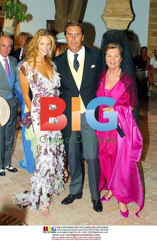 Elle Macpherson at Wedding in Carmona