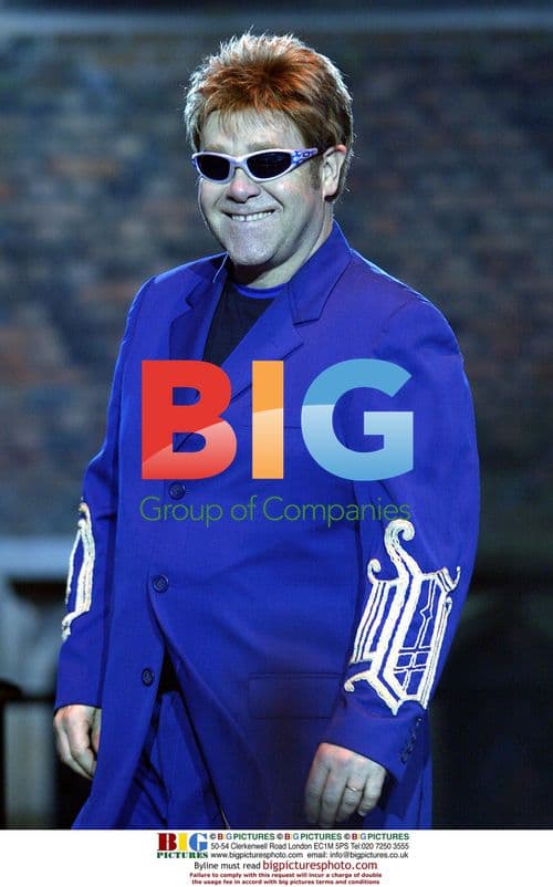 Elton John performs at Hampton Court Palace