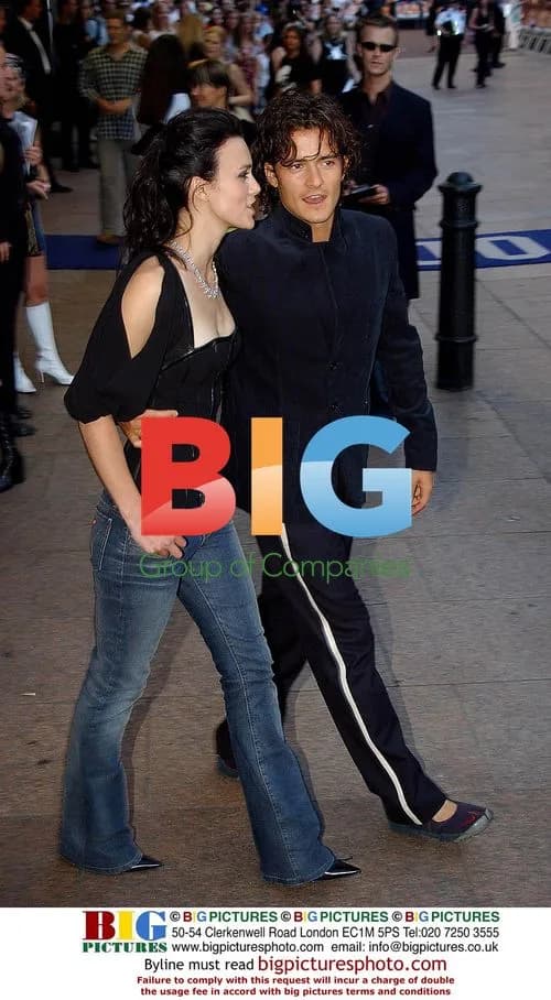Keira Knightley and Orlando Bloom at POTC Premiere