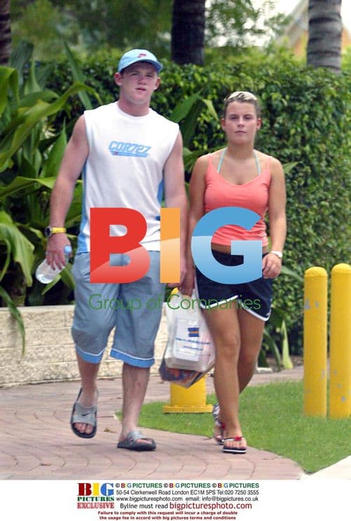 Wayne Rooney and Coleen in Miami