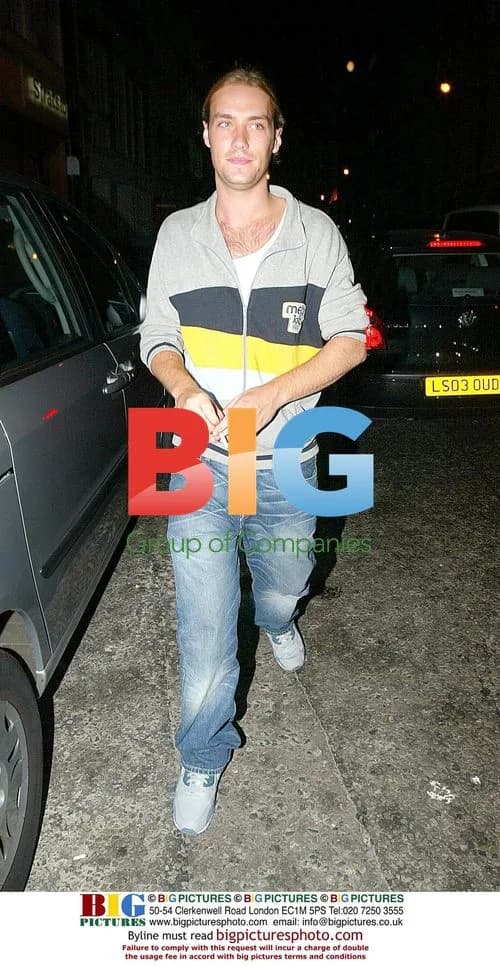 Model Calum Best arrives at Funky Buddha