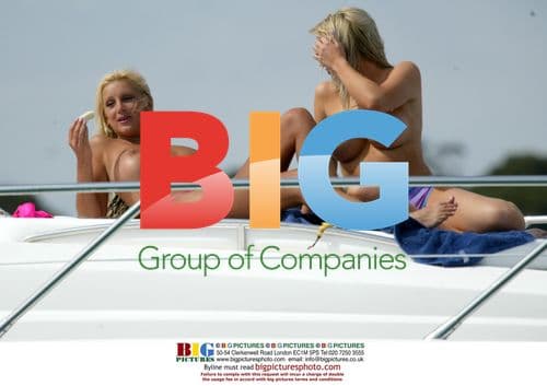 Playboy TV Presenter and Model Friend Frolic on Yacht