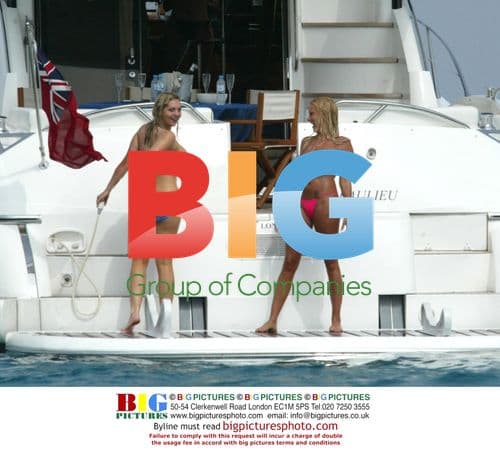 Playboy TV's Hayley Finch and Emily Dean on Yacht