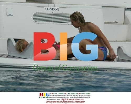 Playboy TV Presenter and Model on Yacht