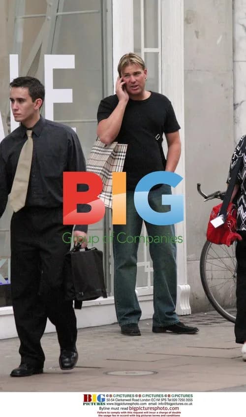 Shane Warne Shopping in London