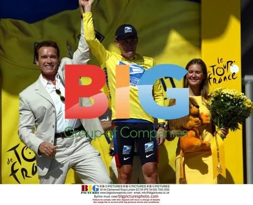 Arnold Schwarzenegger at Tour de France
