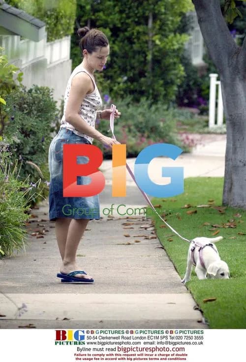 Jennifer Garner with new puppy