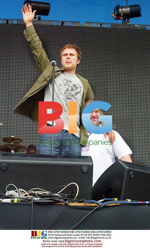 Chris Moyles and Daniel Bedingfield at One Big Sunday