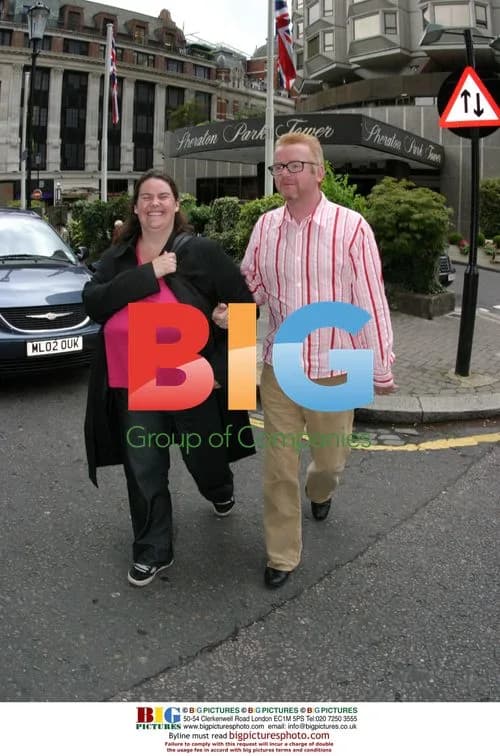 Chris Evans with Friend in London