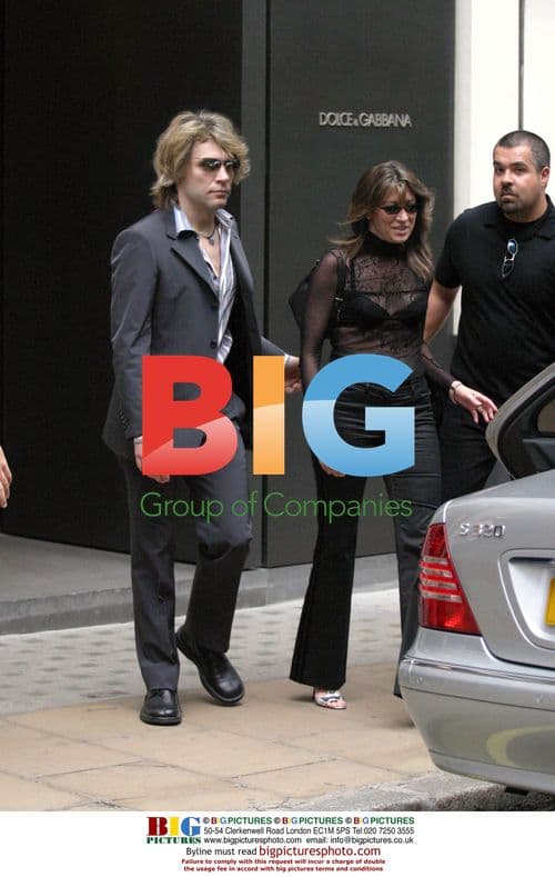 Jon Bon Jovi Shopping in London