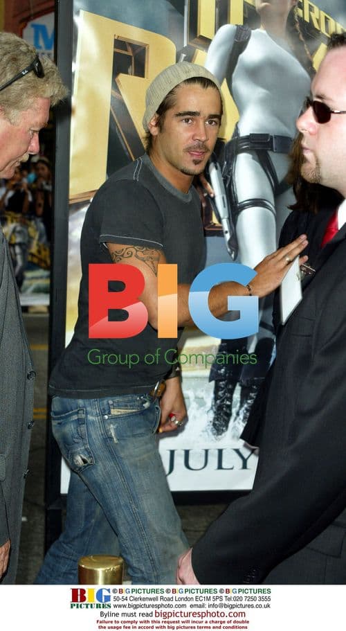 Colin Farrell at Lara Croft Tomb Raider Premiere