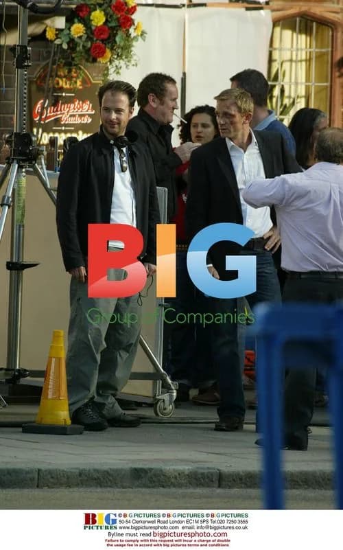 Matthew Vaughn and Tammer Hassan on 'Layer Cake' Set