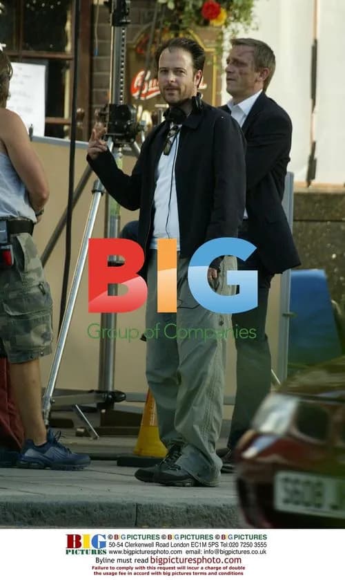 Matthew Vaughn and Tammer Hassan on 'Layer Cake' Set