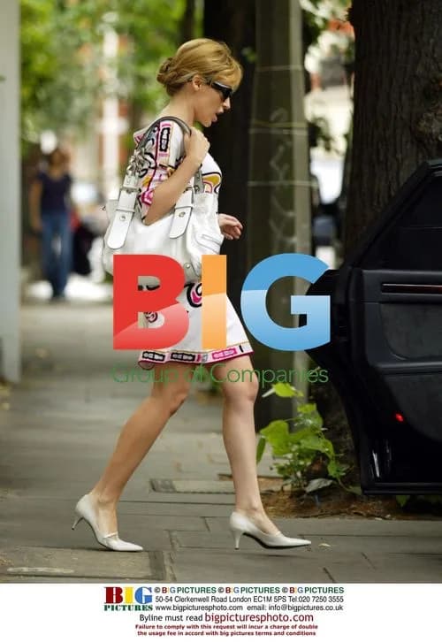 Kylie Minogue Leaves London Home